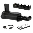 Batteriegriff für Canon EOS 2000D 1300D 1200D 1100D Rebel T3 Kiss X50 + IR-Auslöser wie BG-E10