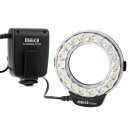 Makro Ringblitz Ringleuchte für Nikon DSLR SLR Kameras FC-110 Blitz & Dauerlicht auch für Videoaufnahmen