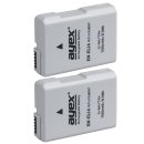 ayex Batteriegriff Set für Nikon D5300 D3300 D3200 D3100 + 2x EN-EL14 Akku + USB Dual Ladegerät