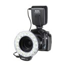 Makro Ringblitz Ringleuchte für Sony DSLR Kameras mit Sony/Minolta Blitzschuh, Meike FC-110 Blitz & Dauerlicht, auch für Videoaufnahmen