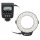 Makro Ringblitz & Ringleuchte für Sony Kameras mit Multi Interface Shoe Meike FC-110 LED