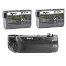 Meike Batteriegriff f&uuml;r Nikon D750 inkl. 2x ayex EN-EL15B Akku (wie MB-D16)