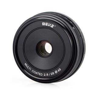 Meike 28mm F2.8 Objektiv multicoated für Micro 4/3