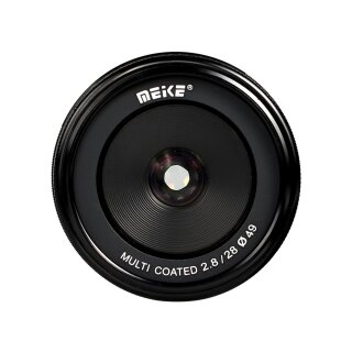 MEIKE 28mm f2.8 for SONY EマウントAPSーC Meike 28mm F2.8 Objektiv fur Sony E-Mount