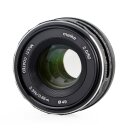 Meike 50mm F2.0 Objektiv multicoated für Micro 4/3