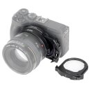 Meike MK-EFT(M)-C Mount-Adapter für Canon EF auf Canon EOS M von Meike - Inkl. variablem ND-Filter und klarem UV-Filter
