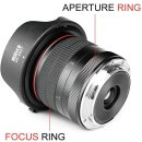 Meike Optics MK 8mm f3.5 Fisheye-Objektiv Ultra-Weitwinkel für Fuji