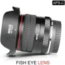 Meike Optics MK 8mm f3.5 Fisheye-Objektiv Ultra-Weitwinkel für Fuji