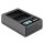 Meike Batteriegriff für Sony Alpha a7, a7R, a7S (ähnlich wie VG-C1EM) - Inkl. 2x ayex NP-FW50 Akku + USB Dual-Ladegerät - 100% Kompatibel - MK-A7
