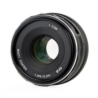Meike 35mm F1.7 Objektiv multicoated für Canon EOS M - B-Ware