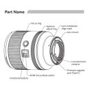 Meike 85mm F1.4 Autofokus Vollformat STM Portraitobjektiv Kompatibel mit Sony E Mount Kameras