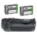 Meike Batteriegriff Set für Nikon D700 wie MB-D10 + 2x EN-EL3e Akku